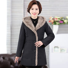 Load image into Gallery viewer, Mink Real Fur Coat 2020 Winter Jacket Women Natural Luxury Fur Parka Women Korean Long Coat Female Hooded Parkas MY3613 s