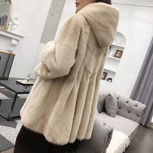 Load image into Gallery viewer, Real Luxury Mink Fur Coat Female Full Pelt Natural Fur Coats Winter Jacket Women Korean Long Jackets Chaqueta Mujer YG s s