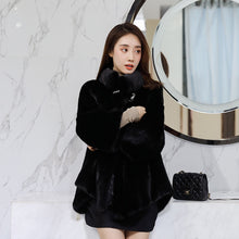 Load image into Gallery viewer, Mink Real Fur Coat Female Luxury Natural Full Pelt Fur Jackets Winter Jacket Women Vintage Long Jacket Chaqueta Mujer MY