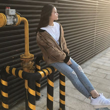 Load image into Gallery viewer, 100%Natural Mink Fur Coat Women Winter Warm Thickening Fur Jacket Top Quality Bomber Jacket Abrigos De Mujer 53 MF370