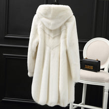 Load image into Gallery viewer, Mink Real Natural Fur Coat Female Luxury Fur Coats Winter Jacket Women Hooded Korean Jackets for Women Warm Overcoat MY s s