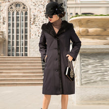 Load image into Gallery viewer, Mink Natural Luxury Fur Coat Winter Jacket Women Real Fur Parka Women Clothes 2020 Hooded Long Coats Chaqueta Mujer MY s