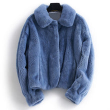 Load image into Gallery viewer, Fur Mink Real Coat Female Luxury Natural Fur Jackets Winter Jacket Women Clothes 2020 Short Warm Coat Chaqueta Mujer MY
