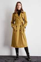 Load image into Gallery viewer, Trendyol Arched Button Closure Long Trench Coat TWOSS20TR0006
