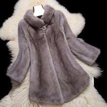 Load image into Gallery viewer, Real Luxury Mink Fur Coat Female Natural Fur Coats Winter Jacket Women Warm Korean Jackets Plus Size Chaqueta Mujer MY s s
