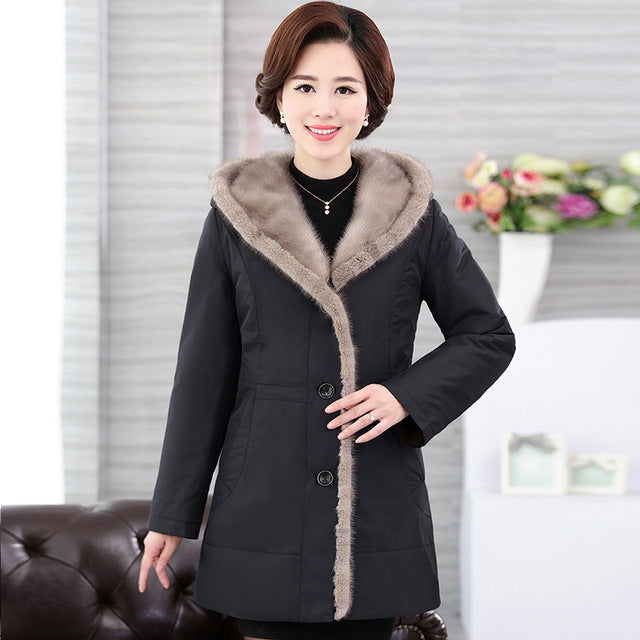 Mink Real Fur Coat 2020 Winter Jacket Women Natural Luxury Fur Parka Women Korean Long Coat Female Hooded Parkas MY3613 s