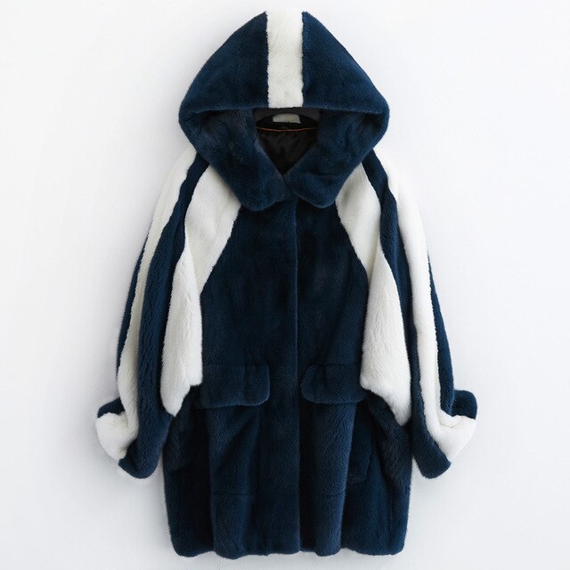 Mink Real Fur Coat 2020 Winter Jacket Women Luxury Natural Fur Jackets for Women Warm Overcoat Casaco Feminino MY3950 s