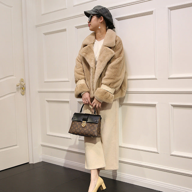 Coat Mink Real Female Luxury Real Fur Coats Winter Jacket Women Clothes 2020 Korean Velvet Jacket Chaqueta Mujer MY4119        s