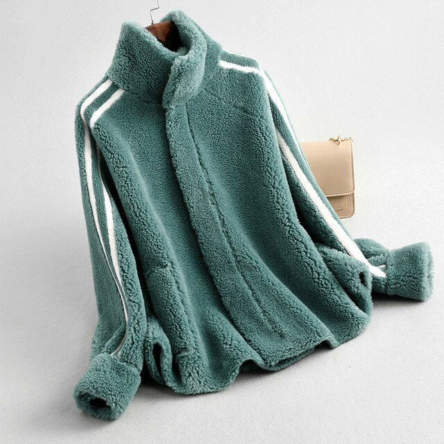 Real Fur Coat Women Sheep Shearing Winter Coat Women Korean Wool Jacket Women Clothes 2020 Manteau Femme KQN59360 YY1586